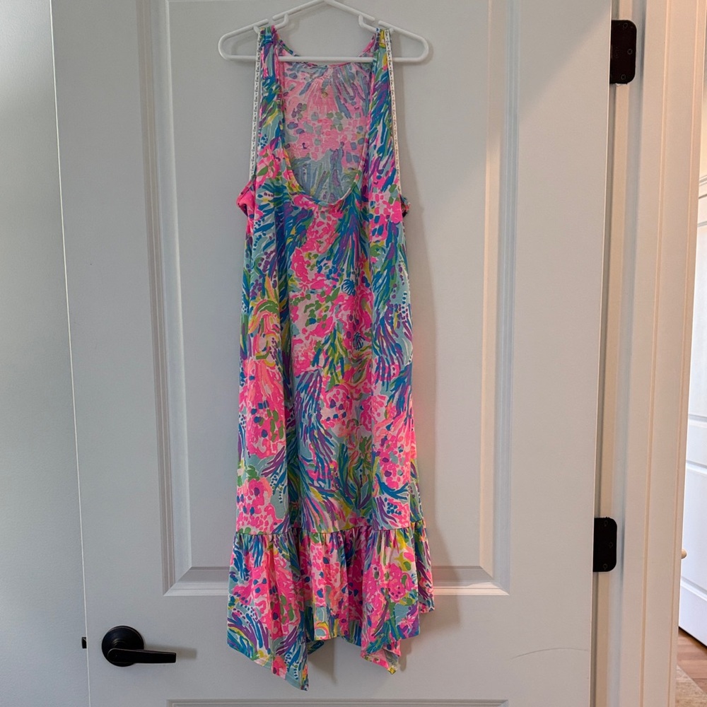 Lilly Pulitzer Colorful  Dress SZ small 100% cotton